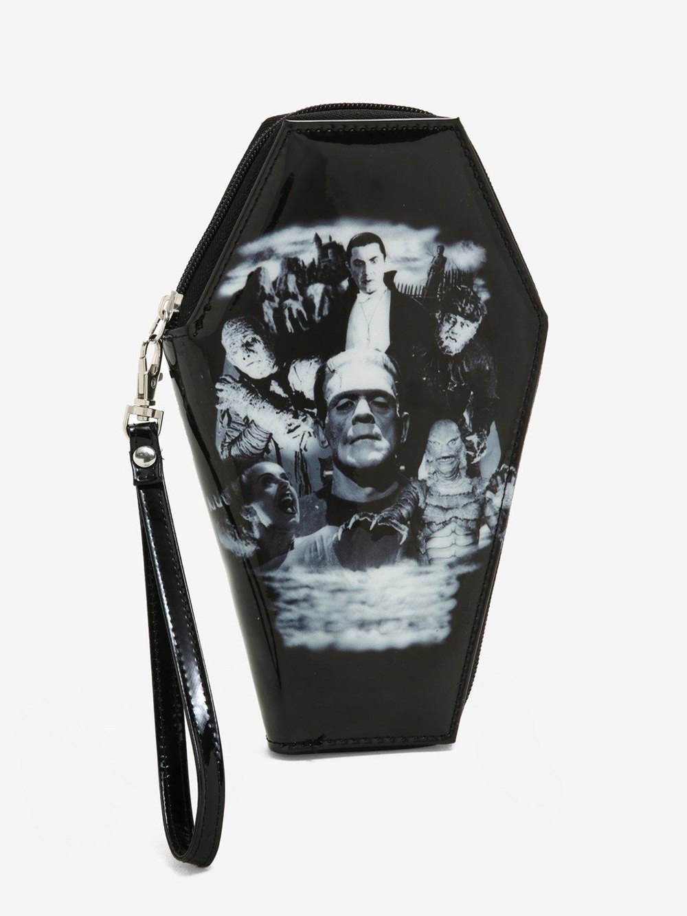 Rock Rebel Monsters Coffin Wallet Wristlet
